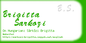 brigitta sarkozi business card